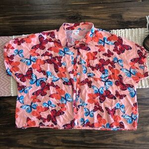 🌼LuLaRoe XL butterfly top
